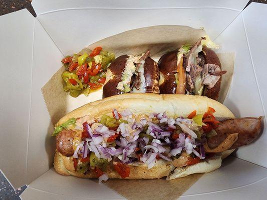 Santa Maria Tri-Tip and Mammoth Sausage.