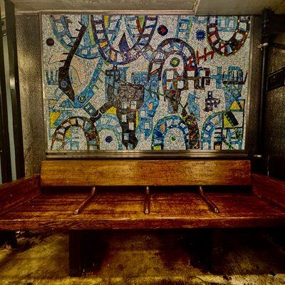 Intervale Ave Subway Station (2,5) - Michael Kelly Williams "El 2 and El 5" 1996, Mezzanine