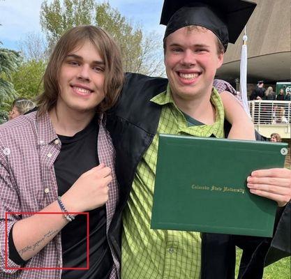 This piece of shit's two sons attacked a news reporter today.