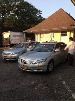 Comfortable cars and professional drivers.