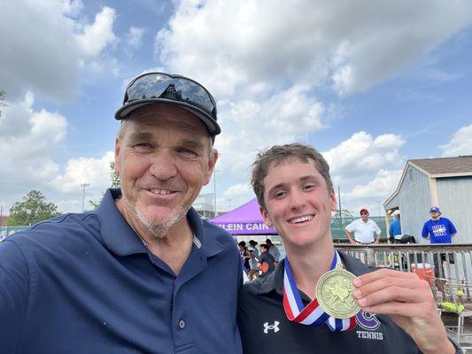 Cooper Reid District Champion Singles, Klein Cain 2025.