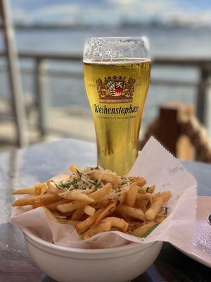 Radeberger and truffle fries