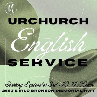 Sunday English Service at 10:00 am