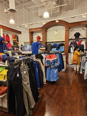 Inside the store