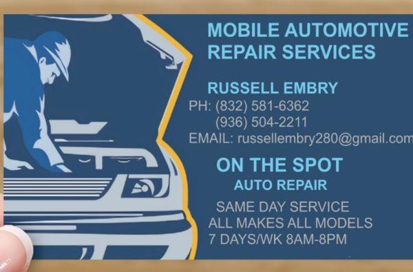 Embry's Mobile Automotive service's