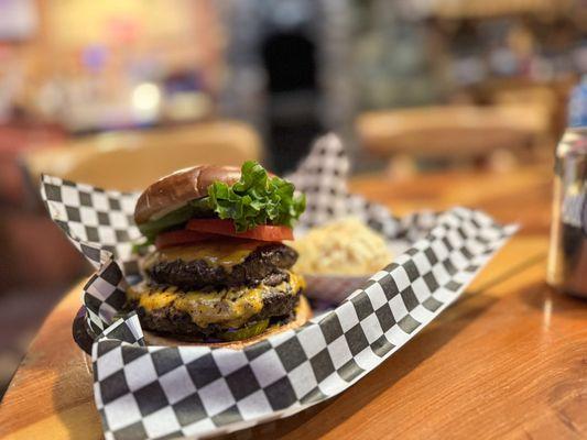 Double cheese burger