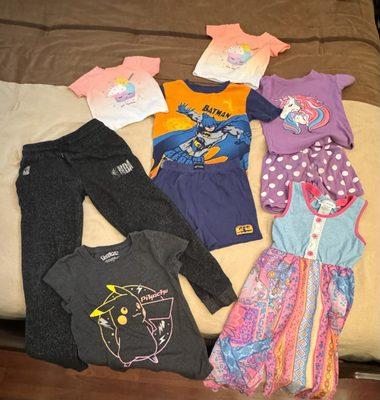 I scored NBA sweats and Jammie's for my GRANDson, my GRANDdaughter is going to go crazy spinning in this gorgeous summer dress!!