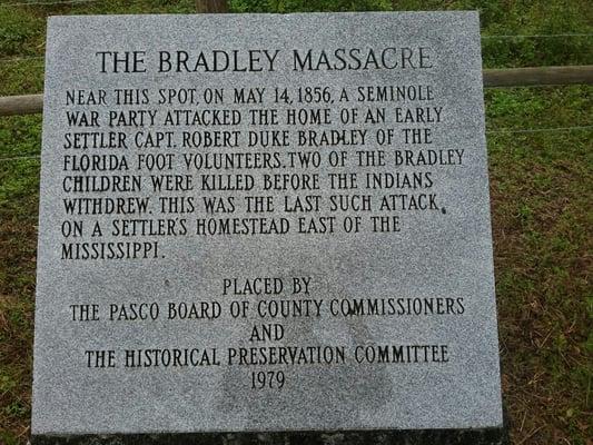 Bradley Massacre Historical Marker