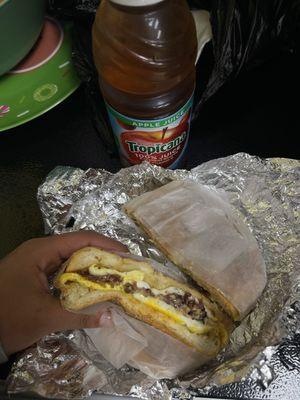 Bacon, Egg and Cheese Breakfast