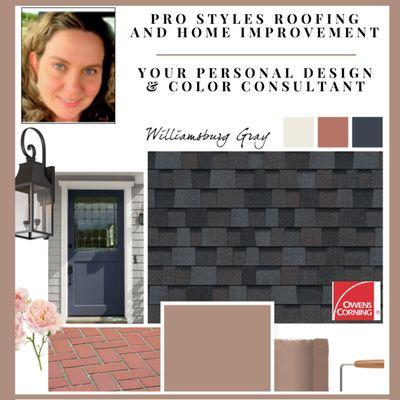 We offer our customers complimentary guidance from our in-house Design and Color Consultant for color selections.