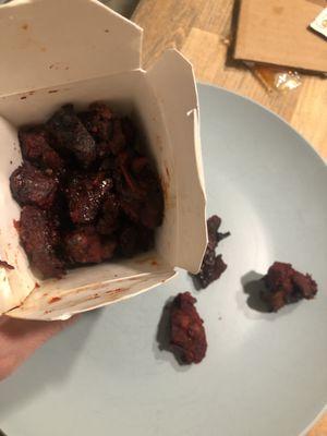 No idea what this is. I ordered spare ribs and they sent this. It's all bones.