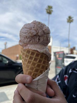 Strawberry Cilantro Lime Cheesecake