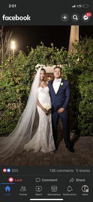 Thank you David's bridal!