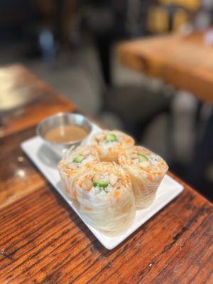 Summer Rolls w Lemongrass Chicken (~$8)
