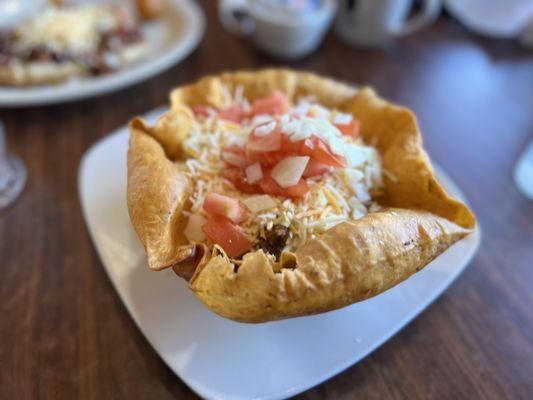 My fabulous taco salad!! Was SO good!