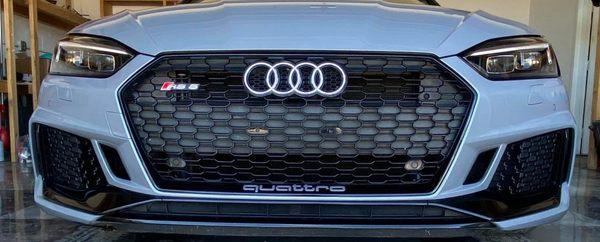 Clean Audi in for a ceramic coating service