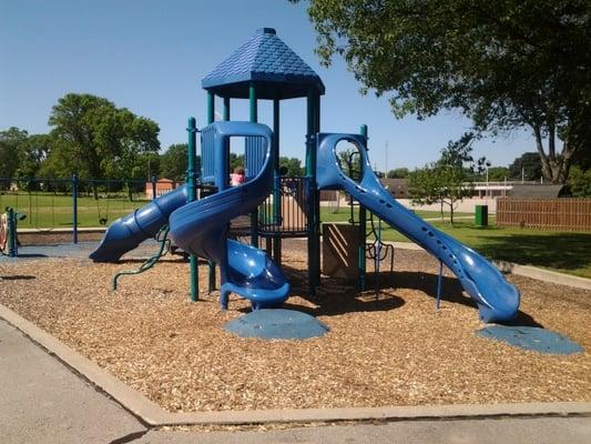 The playgrounds.