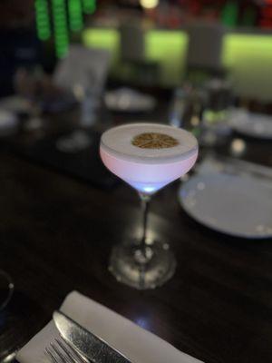 Blood orange martini