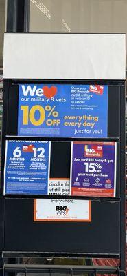Love the discounts offered to veteran's & military