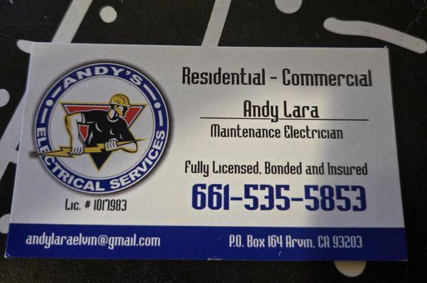 Andy's Electrical Services