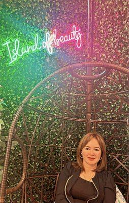 La zona de relajación y espera