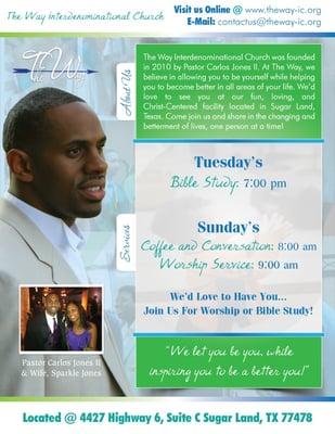 A church that let's you be you, while inspiring you to be a better you!