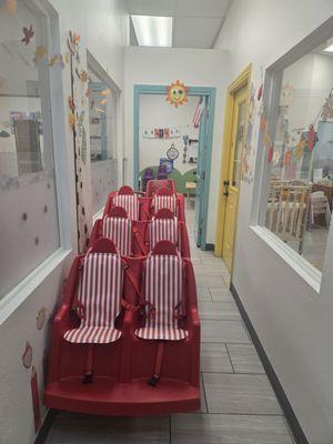 Our little ones love to go outside on this ride :)