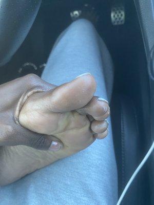 Polish under my feet