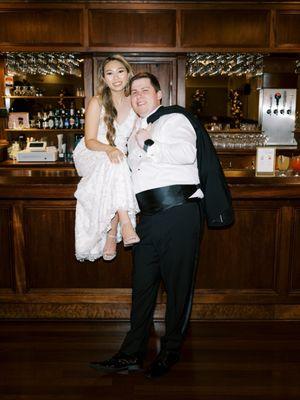 Even against flash (&end of the night) - my hair and makeup was flawless!