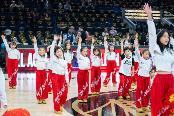 Students' performance for NBA Primetime Show at San Francisco Chase Center