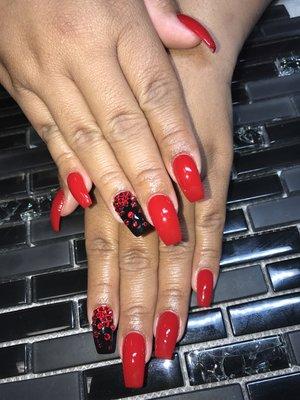 Glitter nails by Shantel