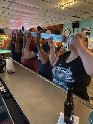 Having fun with the Ski shots !