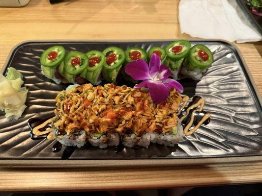 Top: Easter Roll Bottom: Dynamite Roll