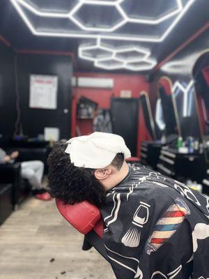 Hot towel free Monday to Thursday 447 smith st providence