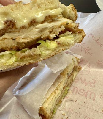 chicken cutlet sandwich