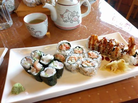 3-roll lunch special