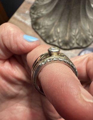 This shows the problem is not with the thickness of the metal of the ring. One of the excuses they tried.