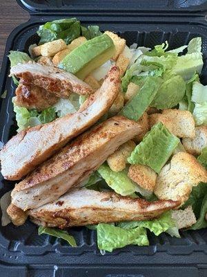 Chicken Caesar and they forgot my dressing for $24