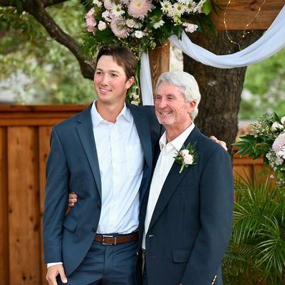 Jacob Herberger and Mentor Bruce Sims