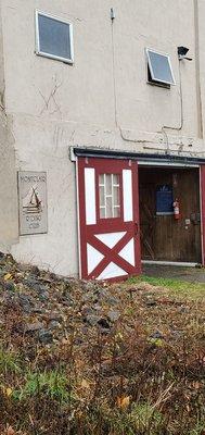 Entrance to the stable