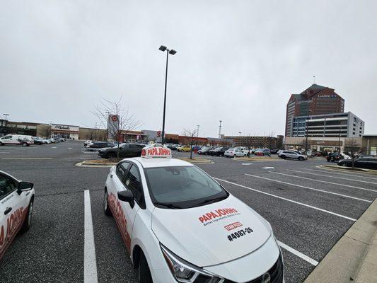 View of stores, Target and Ulta.