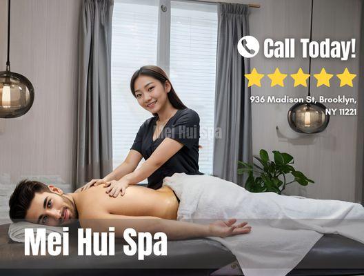 Welcome to Mei Hui Spa, a premier Asian spa located in Brooklyn, NY!