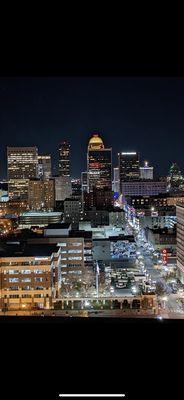 The view from the mint hotel.