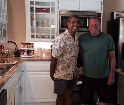 Your hosts, Jesus and Bill.