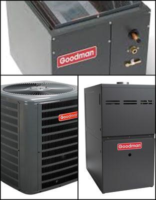 A coil, Condenser unit, Air handler