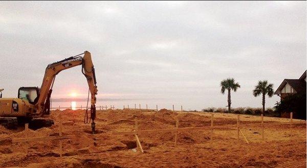 Constructing At Marine Site