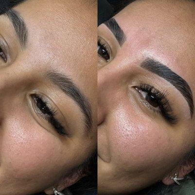 Brow Lamination and Stain