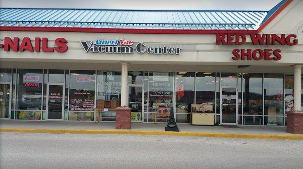 The outside of AmeriVac Vacuum Center!