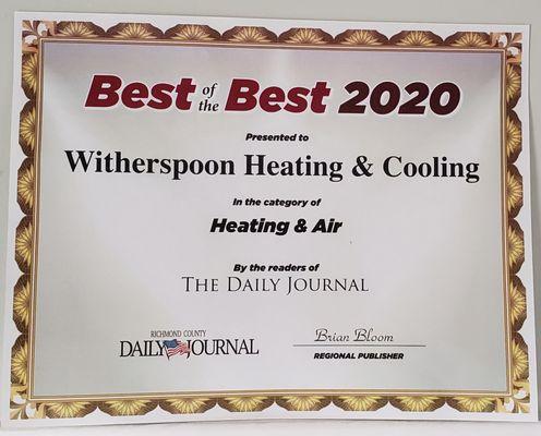 Witherspoon  Heating & Cooling