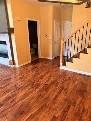 Professionally cleaned townhouse